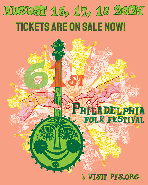 Philadelphia Folk Festival ticket are on sale now! Purchase at https://pfs.org/philadelphia-folk-festival/